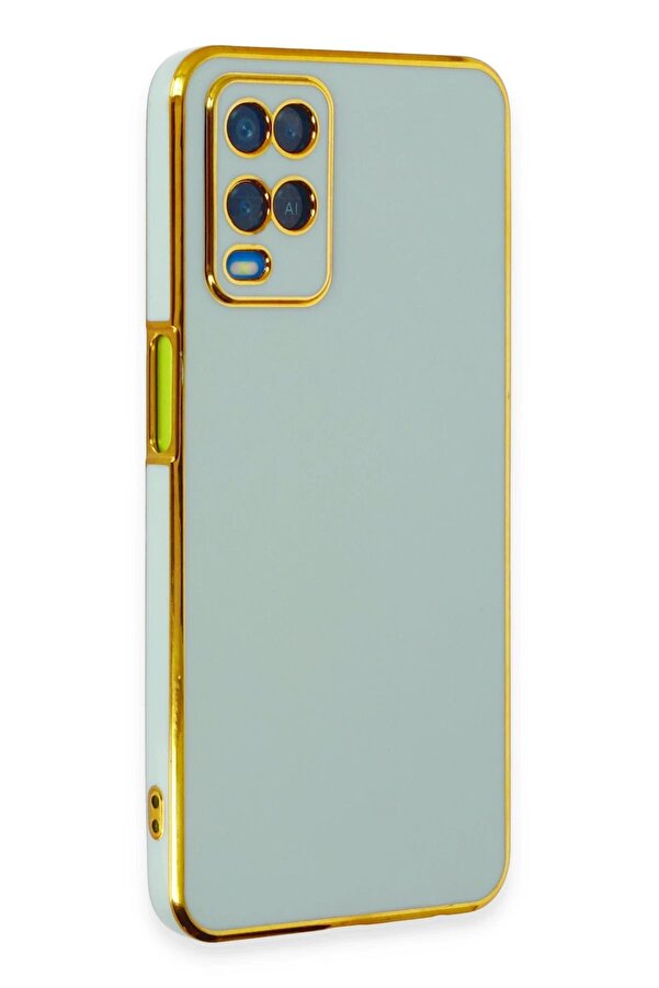 Oppo A54 4G Kılıf Volet Si̇li̇kon - Açık Yeşi̇l - Dropx3844-7781