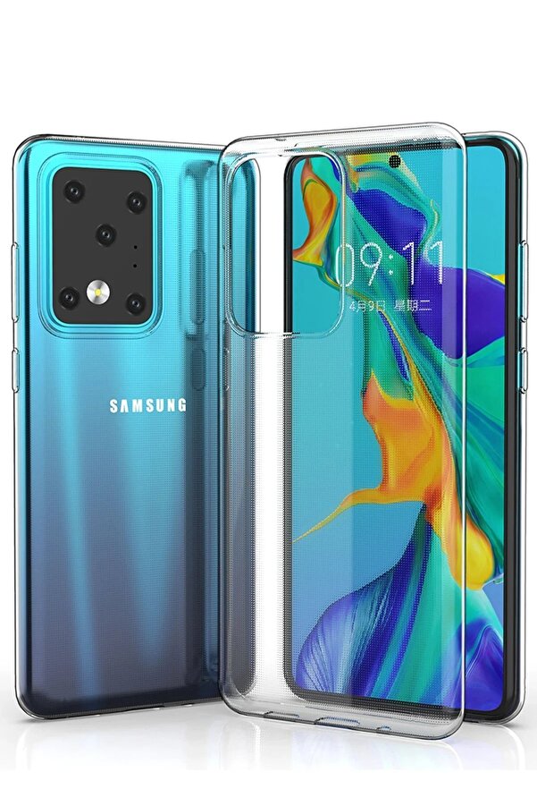 Samsung Galaxy S20 Ultra Kılıf Lüx Şeffaf Si̇li̇kon - Dropx1710-7012