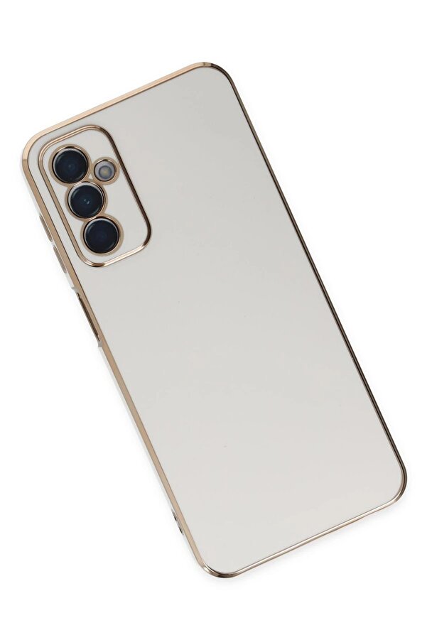 Samsung Galaxy M23 Kılıf Volet Si̇li̇kon - Beyaz - Dropx3092-2854