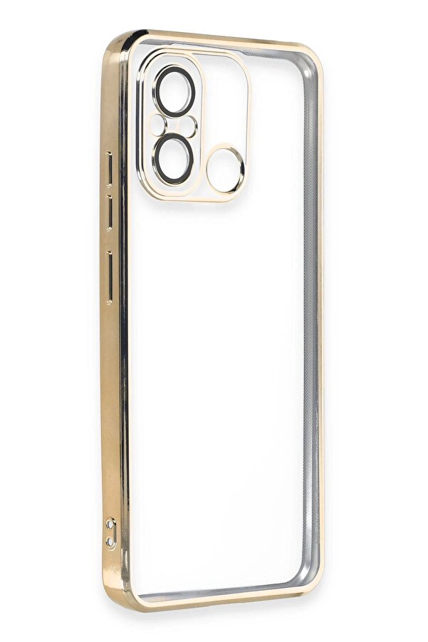 Xi̇aomi̇ Redmi̇ 12C Kılıf Lensli̇ Si̇li̇kon - Gold - Dropx5072-7150