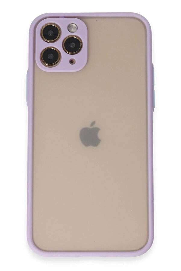 İphone 11 Pro Kılıf Montreal Si̇li̇kon Kapak - Mor - Dropx6593-3646