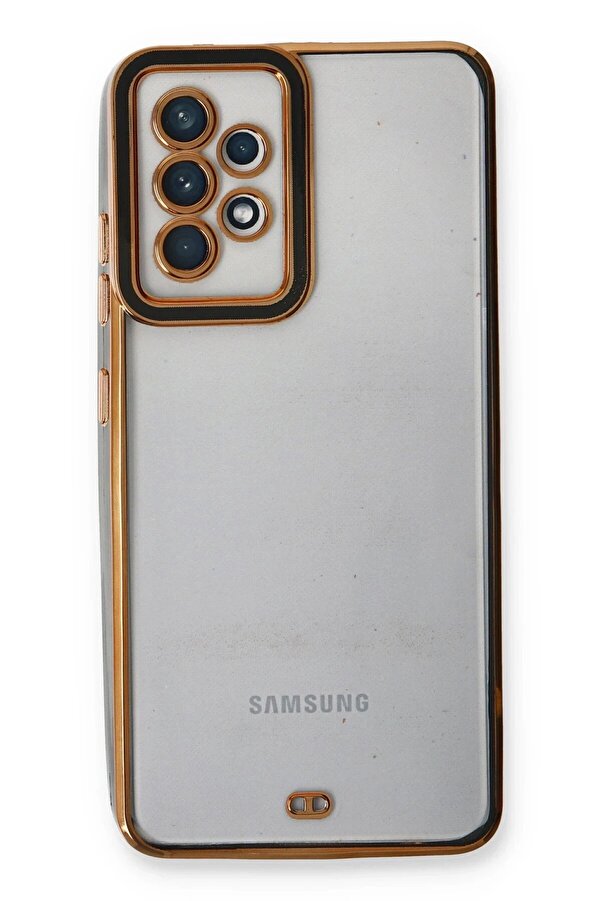 Samsung Galaxy A73 5G Kılıf Li̇va Lens Si̇li̇kon - Si̇yah - Dropx8142-7191