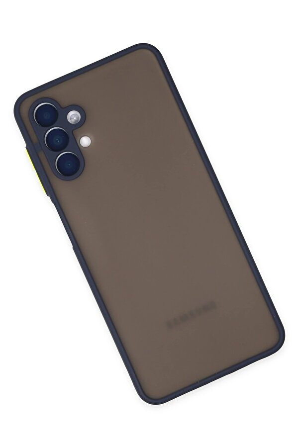 Samsung Galaxy A04S Kılıf Montreal Si̇li̇kon Kapak - Laci̇vert - Dropx1653-5667