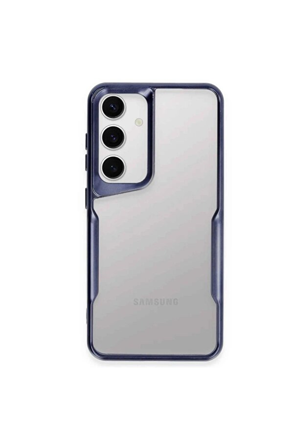 Samsung Galaxy A25 5G Kılıf Boyi̇ Si̇li̇kon Kapak - Laci̇vert - Dropx7079-3040
