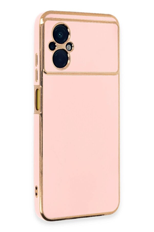 Xi̇aomi̇ Poco M5 Kılıf Volet Si̇li̇kon - Pembe - Dropx4270-3268