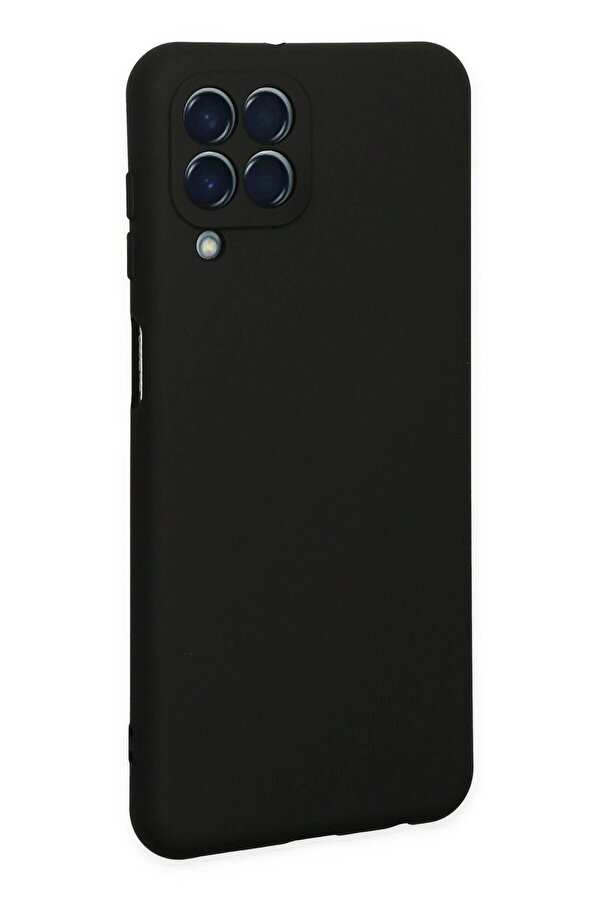 Samsung Galaxy M33 Kılıf Nano İçi̇ Kadi̇fe Si̇li̇kon - Si̇yah - Dropx3642-3928