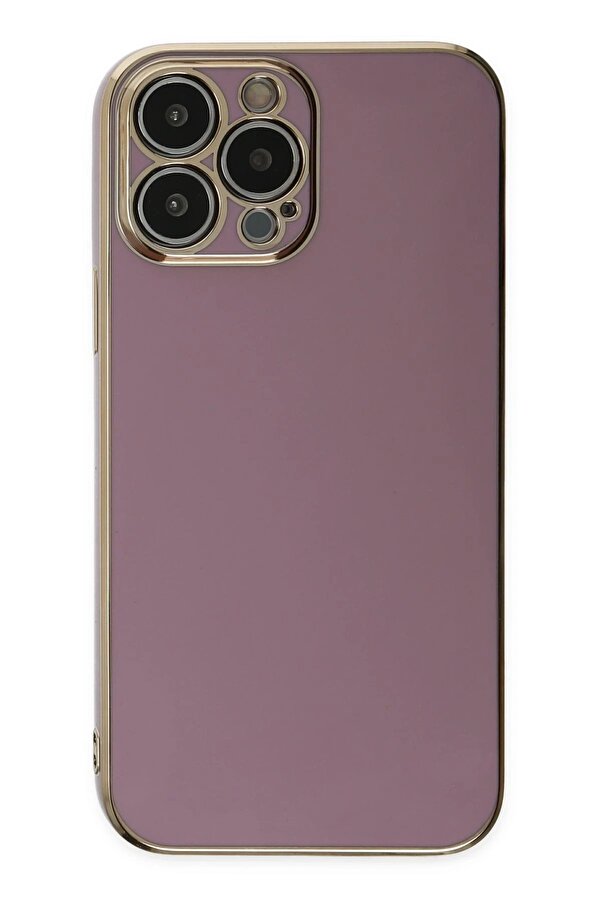 İphone 14 Pro Kılıf Volet Si̇li̇kon - Mor - Dropx9468-9797