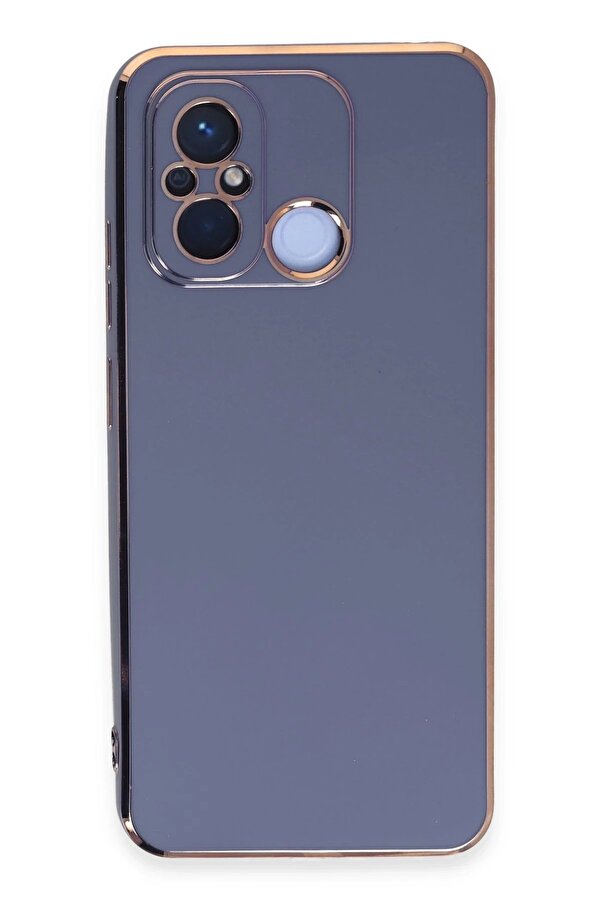 Xi̇aomi̇ Redmi̇ 12C Kılıf Volet Si̇li̇kon - Mavi̇ - Dropx6273-7007