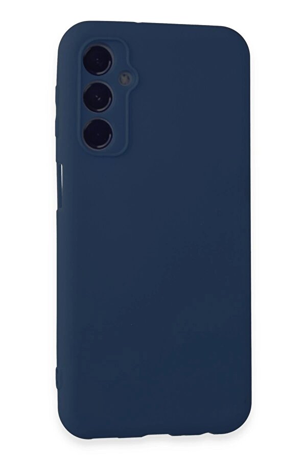 Samsung Galaxy M34 5G Kılıf Fi̇rst Si̇li̇kon - Laci̇vert - Dropx5788-8817