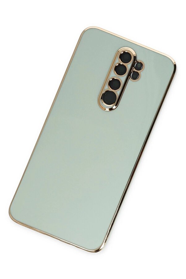 Xi̇aomi̇ Redmi̇ Note 8 Pro Kılıf Volet Si̇li̇kon - Açık Yeşi̇l - Dropx1589-1229