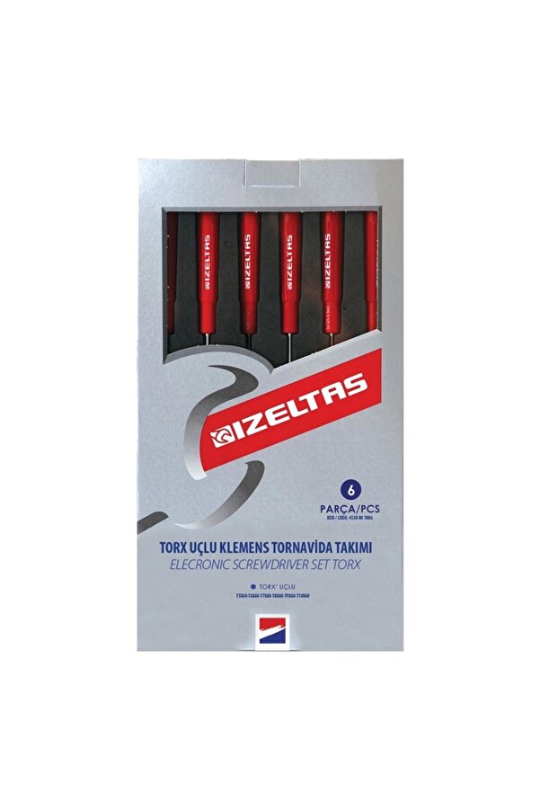 İzeltaş Klemens Torx Uçlu Tornavida Seti 6 Parça