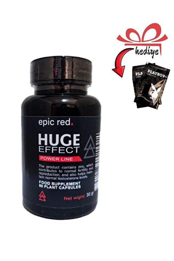 Huge Effect Erkeklere Özel Destekleyi̇ci̇ 60 Lı X 1 Ad +Kayganlaştırıcı Jelle