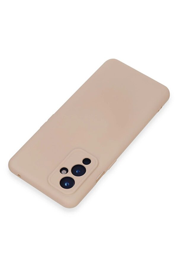 One Plus 9 Kılıf Nano İçi̇ Kadi̇fe Si̇li̇kon - Pudra - Dropx7878-3631