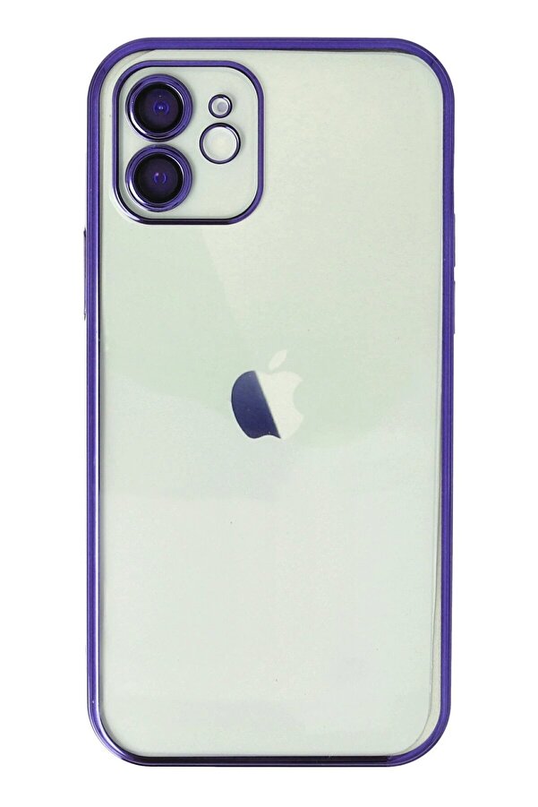 İphone 11 Kılıf Lensli̇ Si̇li̇kon - Mor - Dropx6321-6259