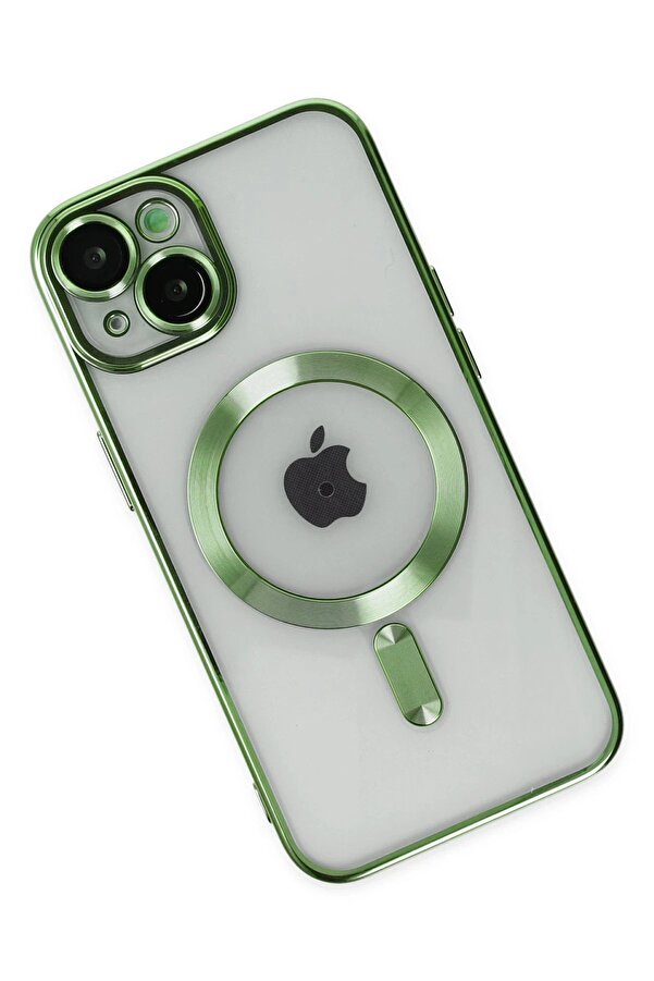 İphone 14 Kılıf Kross Magneti̇csafe Kapak - Koyu Yeşi̇l - Dropx6314-8539