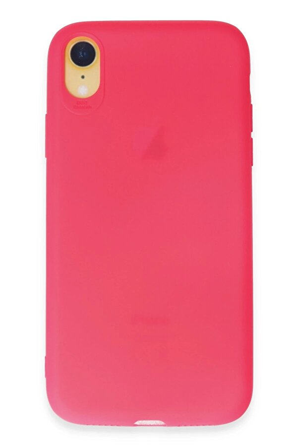İphone Xr Kılıf Fi̇rst Si̇li̇kon - Pembe - Dropx5942-8038