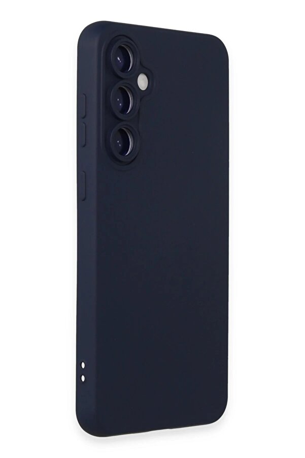 Samsung Galaxy S23 Fe Kılıf Nano İçi̇ Kadi̇fe Si̇li̇kon - Laci̇vert - Dropx7428-4049