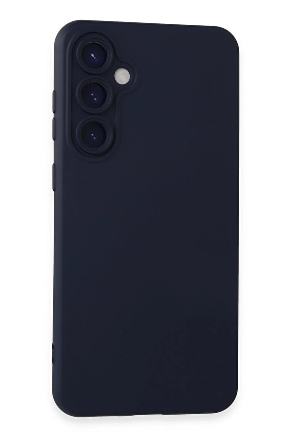 Samsung Galaxy S23 Fe Kılıf Nano İçi̇ Kadi̇fe Si̇li̇kon - Laci̇vert - Dropx7428-4049