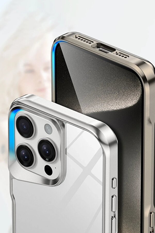 İphone 14 Pro Craft Kapak - Gümüş - Dropx7647-6798