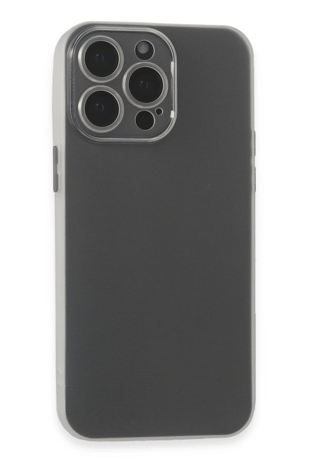 CepteToptan iPhone 15 Pro Max Kılıf Silikon - Şeffaf - DROPX7389-8382