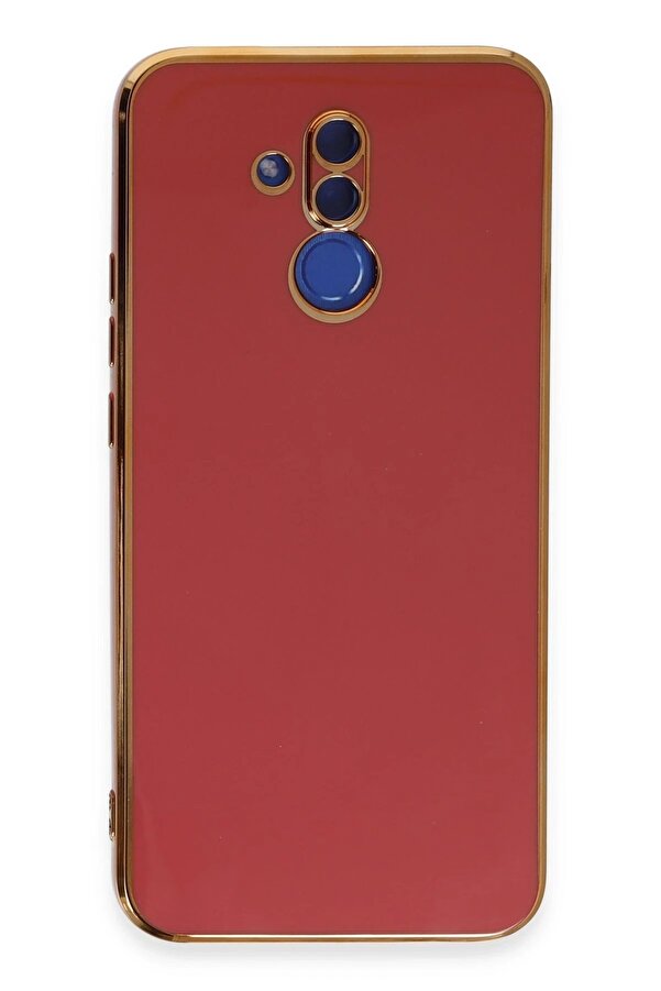 Huawei̇ Mate 20 Li̇te Kılıf Volet Si̇li̇kon - Kırmızı - Dropx7886-8244