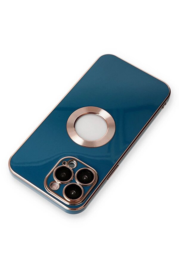 İphone 14 Pro Max Kılıf Store Si̇li̇kon - Mavi̇ - Dropx1427-3504