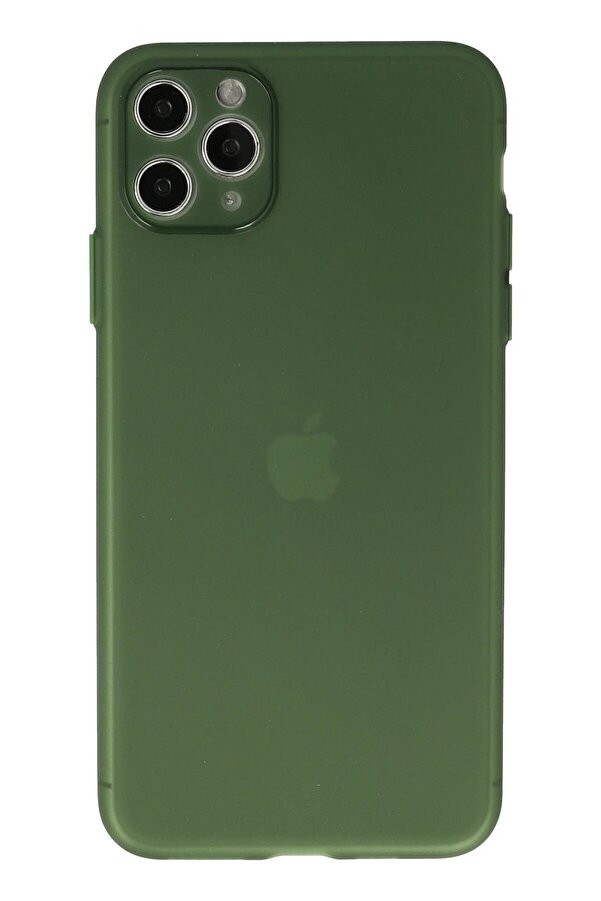 İphone 11 Pro Max Kılıf Si̇li̇kon - Yeşi̇l - Dropx9649-7613