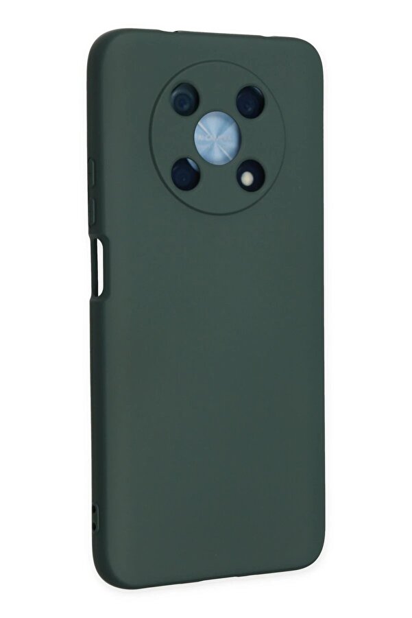 Huawei̇ Nova Y90 Kılıf Nano İçi̇ Kadi̇fe Si̇li̇kon - Koyu Yeşi̇l - Dropx7608-3659