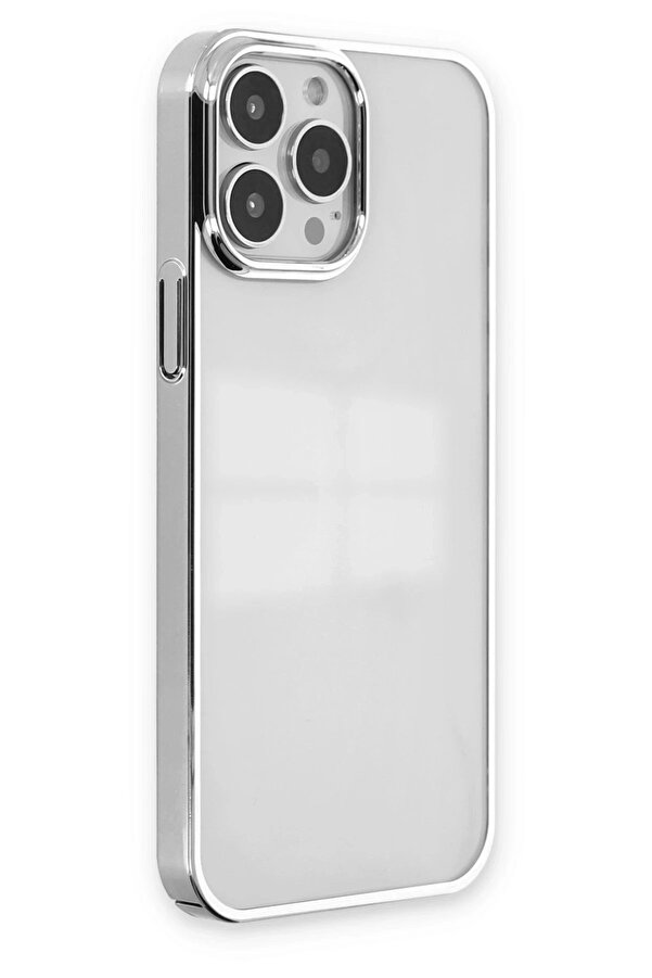 İphone 14 Pro Max Kılıf Element Si̇li̇kon - Gümüş - Dropx9215-2819