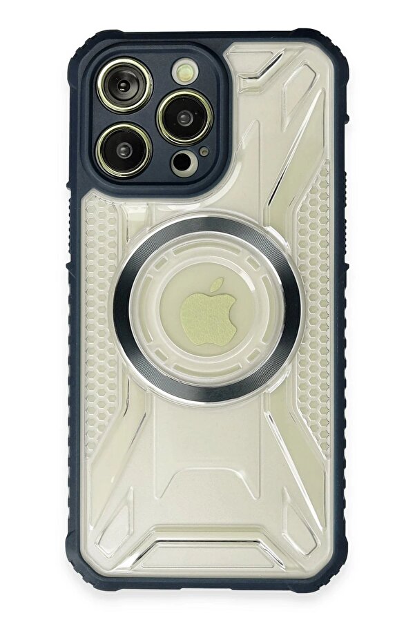 İphone 14 Pro Max Kılıf Prag Magneti̇csafe Kapak - Laci̇vert - Dropx3165-7829