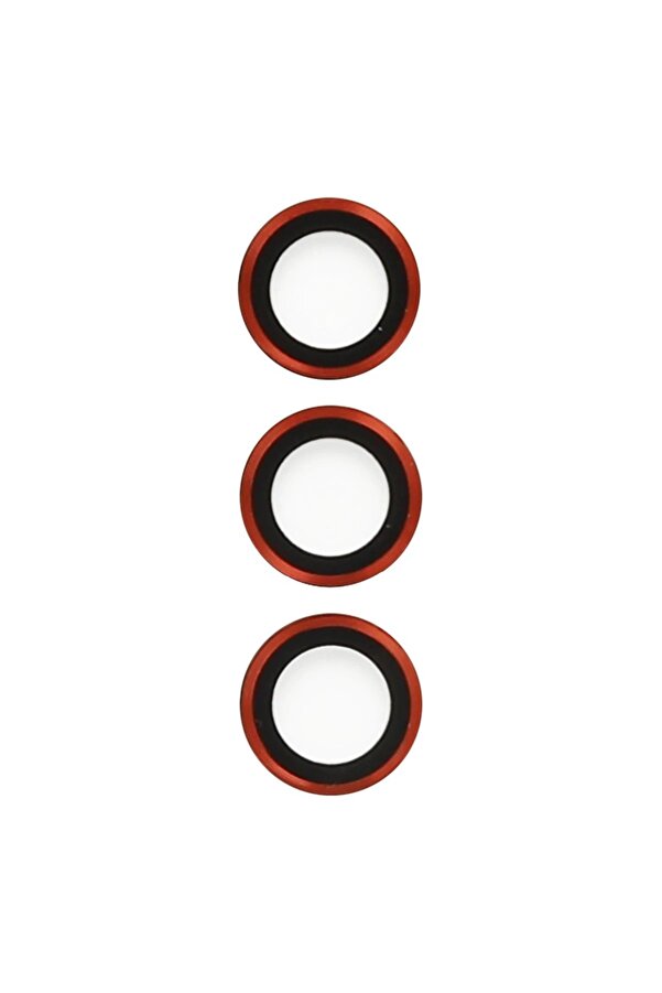 Samsung Galaxy S23 Metal Kamera Lens - Kırmızı - Dropx7617-8536