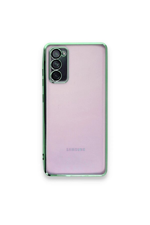 Samsung Galaxy S20 Fe Kılıf Lensli̇ Si̇li̇kon - Yeşi̇l - Dropx5553-3217