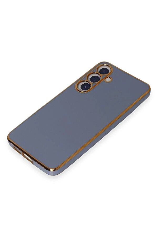 Samsung Galaxy S24 Kılıf Volet Si̇li̇kon - Mavi̇ - Dropx2078-4327