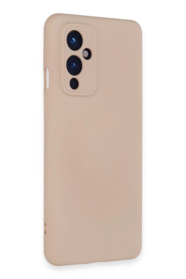 One Plus 9 Kılıf Nano İçi̇ Kadi̇fe Si̇li̇kon - Pudra - Dropx7878-3631