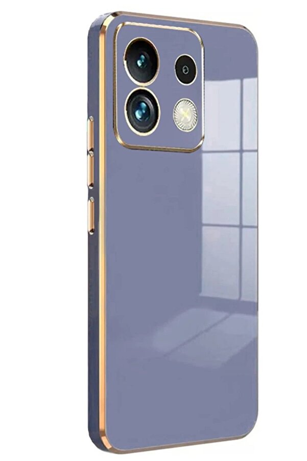 Xi̇aomi̇ Redmi̇ Note 13 4G Kılıf Volet Si̇li̇kon - Mavi̇ - Dropx6873-9876