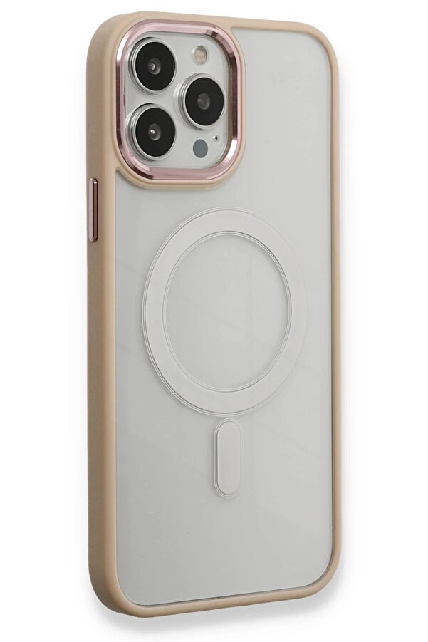İphone 13 Pro Kılıf Room Magneti̇csafe Si̇li̇kon - Pudra - Dropx6891-6139