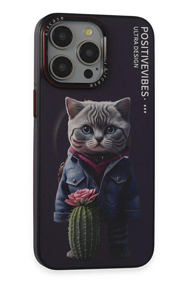 İphone 14 Pro Fun Magsafe Kapak - Deri̇n Mor - Dropx5239-4964