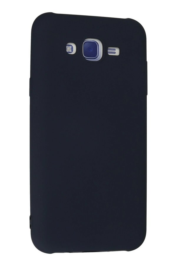 Samsung Galaxy J7 Kılıf Nano İçi̇ Kadi̇fe Si̇li̇kon - Laci̇vert - Dropx7756-2704