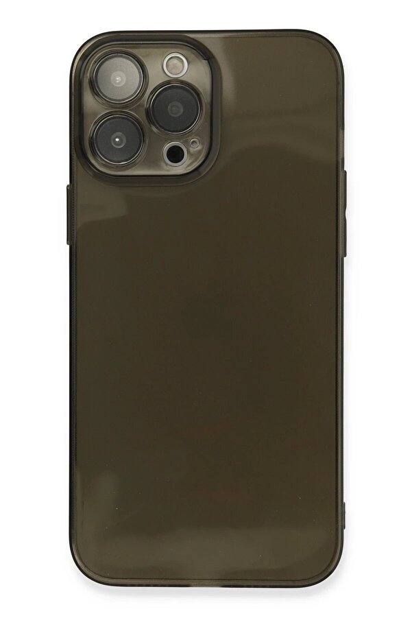 İphone 13 Pro Max Kılıf Fly Lens Si̇li̇kon - Si̇yah - Dropx5230-4657