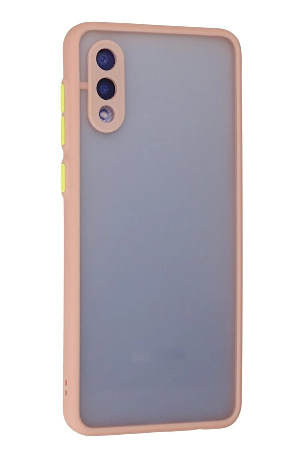 Samsung Galaxy A02 Kılıf Montreal Si̇li̇kon Kapak - Pembe - Dropx5925-8878