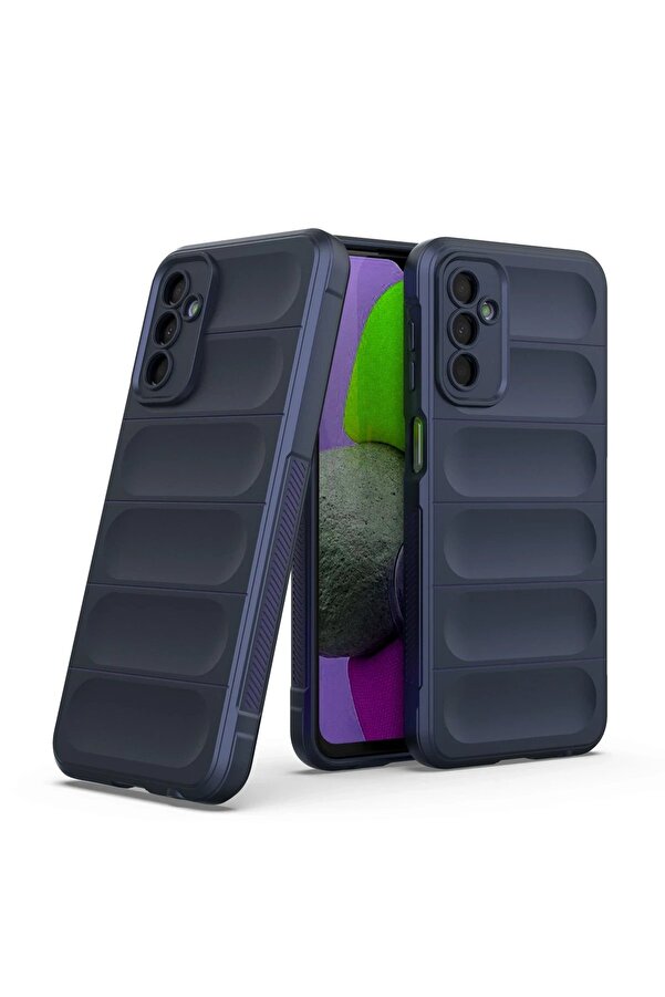 Samsung Galaxy M23 Kılıf Opti̇mum Si̇li̇kon - Laci̇vert - Dropx3476-5632