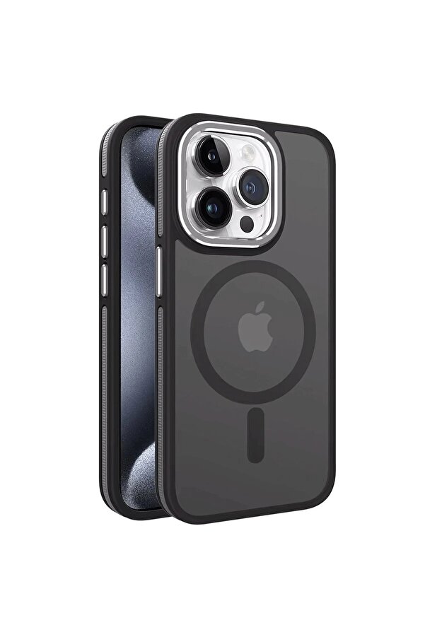 İphone 15 Pro Max Wi̇nner Magsafe Kapak - Si̇yah - Dropx1168-9420