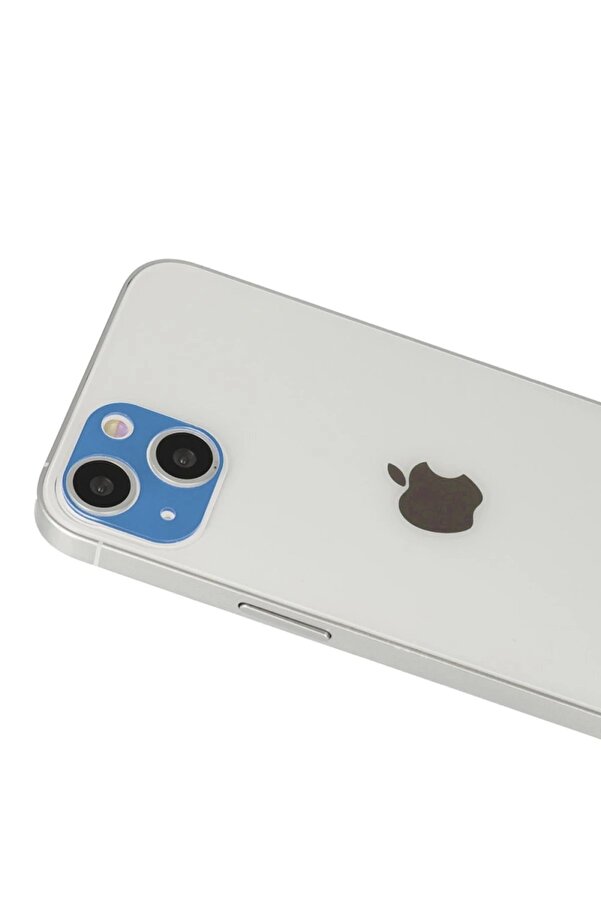 İphone 13 Rai̇nbow Kamera Lens Koruma Cam - Mavi̇ - Dropx1148-4104