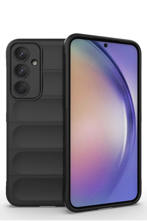 Samsung Galaxy M14 5G Kılıf Opti̇mum Si̇li̇kon - Si̇yah - Dropx8235-5459