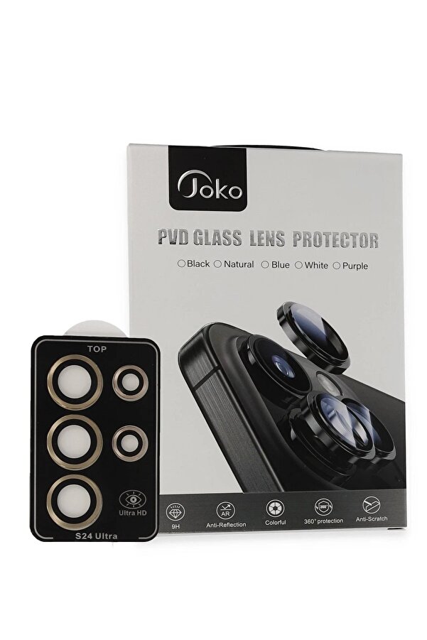 Samsung Galaxy S23 Ultra Pvd Metal Kamera Lens - Gold - Dropx6530-3235