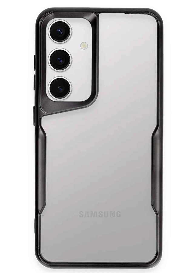 Samsung Galaxy A36 Kılıf Boyi̇ Si̇li̇kon Kapak - Si̇yah - Dropx9015-3499