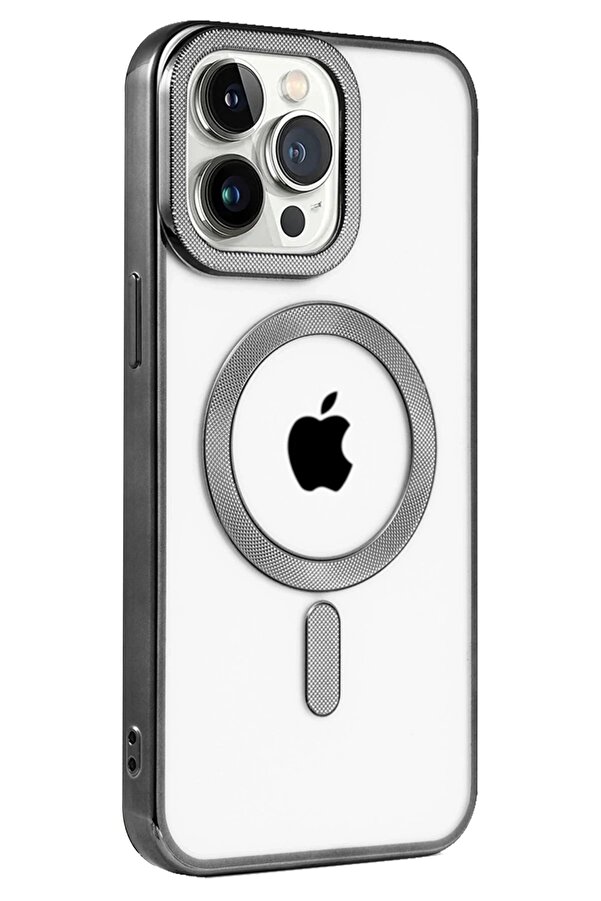 İphone 15 Pro Kılıf Kronos Magsafe Kapak - Si̇yah - Dropx3460-9763