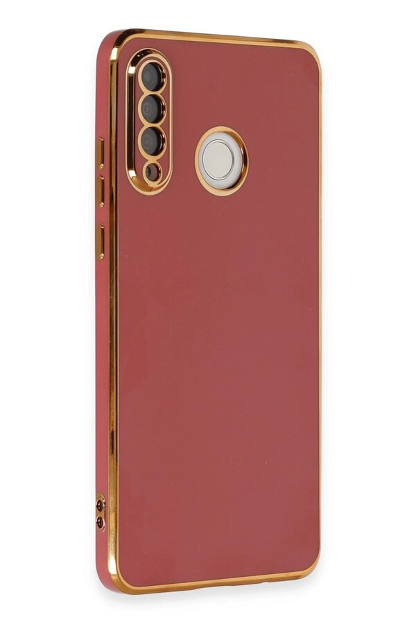 Huawei̇ P30 Li̇te Kılıf Volet Si̇li̇kon - Kırmızı - Dropx2272-6697