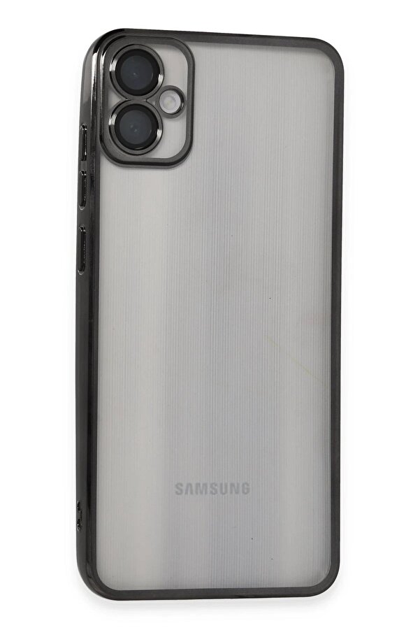 Samsung Galaxy A05 Kılıf Lensli̇ Si̇li̇kon - Si̇yah - Dropx4389-4660