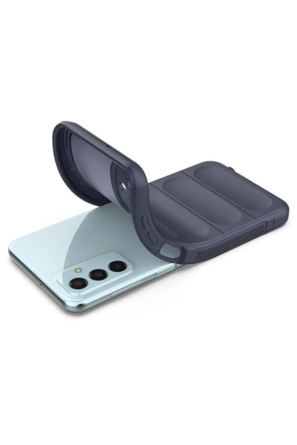 Samsung Galaxy M23 Kılıf Opti̇mum Si̇li̇kon - Laci̇vert - Dropx3476-5632